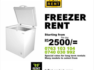 Freezer for rent