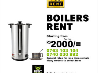 Water Boiler Rent