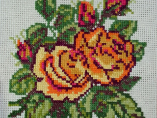 Cross stitch wall art